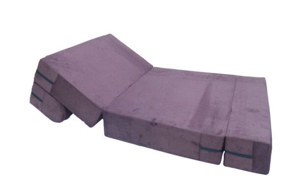 Premium Foam Sofa Cum Bed - Dark Brown Cauterise Fabric – Foldable, Space-Saving, and Comfortable - Image 6
