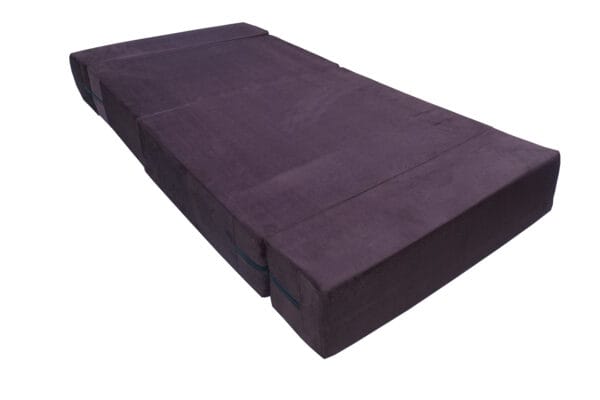 Premium Foam Sofa Cum Bed - Dark Brown Cauterise Fabric – Foldable, Space-Saving, and Comfortable - Image 5
