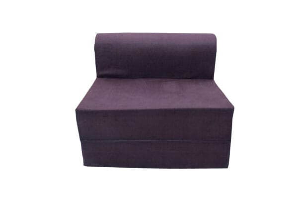 Premium Foam Sofa Cum Bed - Dark Brown Cauterise Fabric – Foldable, Space-Saving, and Comfortable - Image 2