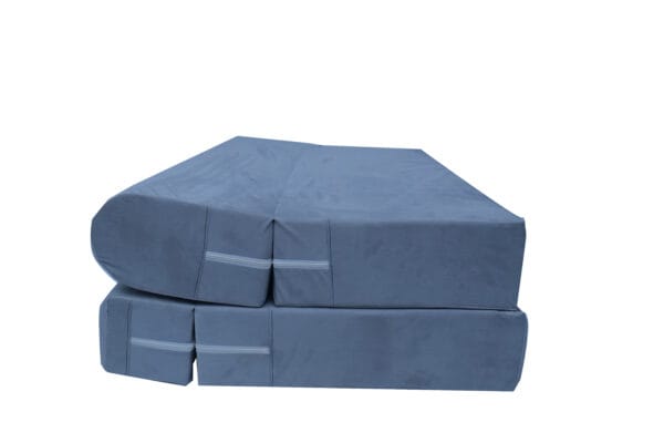 Premium Foam Sofa Cum Bed - Grey Cauterise Fabric – Foldable, Space-Saving, and Comfortable - Image 2
